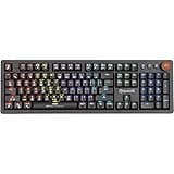MARVO KG917 USB Gaming Keyboard 107 Keys Blue Switches RGB Lighting