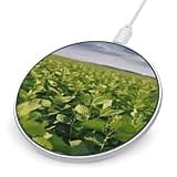 Soybean Field Wireless Charger Magnetic Phone Induction Charger 10w Fast Wireless Charging Station Compatible with iPhone 17 16 15 14 13 12 Pro Max Samsung Galaxy S25 S24 S23