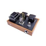 DIY Kit 6N2 Driver FU19 Single-Ended Class A Tube Amplifier, Hand-Wired 8W+8W Stereo HiFi Audio Amp with Solid Teak Wood Chassis, Model ET-2