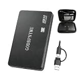 GODBPNYMU External Hard Drive 500GB HDD USB 3.0 Portable Storage for PC, Laptop, Mac, Xbox, PS4 – High-Speed Data Transfer, Backup Drive for Photos, Music, Files