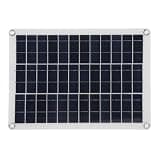 15W 12V Solar Panel Charger Monocrystalline Silicon IP65 for Surveillance Cameras and Doorbells Outdoor Use