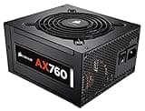 CORSAIR AX Series, AX760, 760 Watt, Fully Modular Power Supply, 80+ Platinum Certified