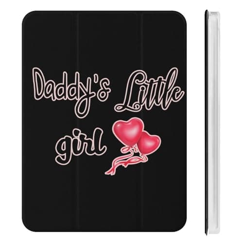 Daddy's Little Fashion TPU Case Auto Sleep Wake Cover with Pencil Holder Compatible with Ipad Mini4/5/6