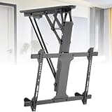 ZenHailure Electric Roof TV Hanger Bracket,Motorised Flip Down Hidden Lift Mount,Multi-Control Operation,Wide 0-85° Tilting Range,Fits 50-90 Inch Tvs with Vesa 250-600mm Mounting Standard