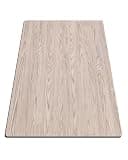 Rhino Mat Motion-Tex Wood Grain Fitness Equipment Mat - 0.095” Thick PVC Floor Protector for Treadmill, Bike, Rowing & Elliptical - Waterproof, DINP-Free, Made in USA, Driftwood (36"x68")