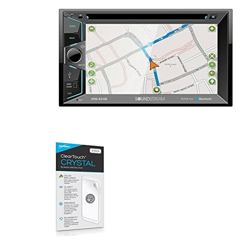 BoxWave Screen Protector Compatible with Soundstream VRN-624B - ClearTouch Crystal (2-Pack), HD Film Skin - Shields from Scratches