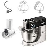 Hauswirt Stand Mixer M5 Black + Slicer Shredder Attachment Bundle