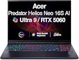 MichaelElectronics2 Customized Laptop, Created Using Acer Predator Helios Neo 16S AI Gaming Laptop 16.0" (Intel Ultra 9 275HX, GeForce RTX 5060 8GB, 16GB/32GB/64GB RAM, 1TB/2TB/4TB SSD, Win 11 Pro)