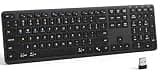 CITLLA Wireless Bluetooth Keyboard, Full Size Keyboard with Number Pad