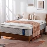 NiSleep Full Size Mattress, 14 Inch Plush Mattress in a Box, Hybrid Cooling Gel Memory Memory Foam and Pocket Springs Bed, Fiberglass Free, Back Support Pressure Relief Breathable