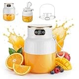 Portable Wireless Juicer Cup, 2026 New 180w Portable Wireless Juicer With 38 Blade, Personal Size Blender with Lid & Leakproof Handle for Fruits & Vegetables (White)