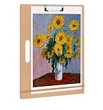 TX liteart Drawing Board - 14" x 17.8" Sketch Board with Handle for Drafting Art - Portable Clipboard for Class or Studio Fit in Artists Tote