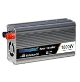 Power Inverter 12v 24v to 110v 110V 1000W Professional-Grade Car Converter Inverters to, Simply Charge Your Laptop, Phone, Pad, Tablet, Camera, (12vto110v)