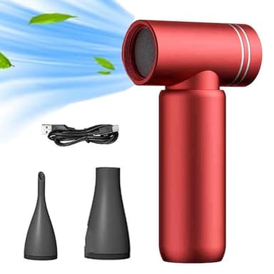 5 inch Snow Whiz Led Turbo Blower,Mini Turbo Snow Blower for Car,Turbo Breeze Electric Blower,Car Vacuum Cleaner for Blow Dust,Blow Water,Blow Snow,Outdoors Cleaning Cordless Portable