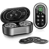 KingPavonini 48 Mode Wireless TENS Unit Muscle Stimulator 2 Channel, Rechargeable TENS Machine for Pain Relief with Remote & Charging Case, Portable TENS Unit for Back Shoulder Sciatica, Model HZ9151B