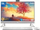 Dell 27 Inch All-in-One Business Desktop PC – Intel Core 7 150U (Up to 5.4GHz), 32 GB DDR5, 2 TB SSD, 27” FHD IPS 99% sRGB Display, 5MP IR Pop-up Camera, Dolby Atmos, Comfortview Plus, Windows 11 Pro