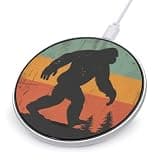 Bigfoot Vintage Sasquatch Wireless Charger Portable Charging Pad