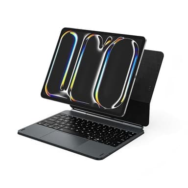 Magnetic Contact Keyboard Case for iPad Pro 13-inch (M5 2025 / M4 2024), 3-Pin Smart Connection Backlit Keyboard with Precision Trackpad, App Firmware Update