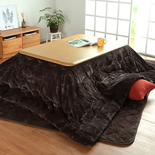 UMJIGF Heating Table Tatami 4PCS Set, Table Heating Tatami Table, Multifunctional Heater Heating Table, Tatami Notebook Bed Tray Table with Heater/Blanket/Carpet for Winter Heat,3-Square Warm Table
