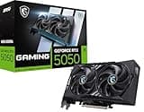 msi Gaming RTX 5050 8G Gaming OC Graphics Card (8GB GDDR6,128-bit, Extreme Performance: 2647 MHz, DisplayPort x3 2.1a, HDMI 2.1b, NVIDIA Blackwell Architecture)