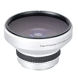 37mm Fisheye Lens, 0.25X Wide Angle Macro Lens with Removable Design, Strong Compatibility for 37mm Caliber Cameras, Ideal for Stunning Close-Up Shots