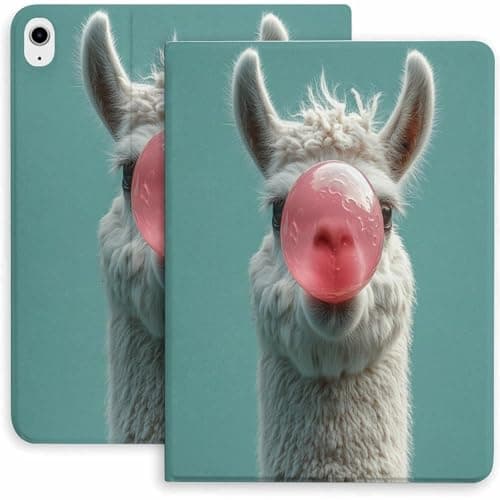 Llama Bubblegum Case for iPad 9/10/11th Mini 5/4/3/2/1(7.9in) Mini 6(8.3in) Mini 7(8.3in),Air 4/5/6/7,Pro 11in(2021/2022/2024)