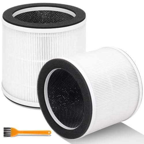 AP-T100FL Replacement Filter - Compatible with HoMedics AP-T100 AP-T95 Smart Air Purifier, 3-in-1, H13 True filter with Activated Carbon,2 Pack
