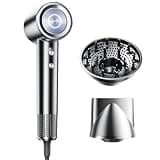 Professional 1800W High-Speed Hair Dryer for Women - Lightweight & Fast Drying with Concentrator & Diffuser Attachments, Ionic Technology for Frizz-Free Shiny Hair
