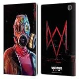Head Case Designs Officially Licensed Watch Dogs Legion Alpha2zero Key Art Leather Wallet Case Compatible with Amazon Fire Max 11 2023