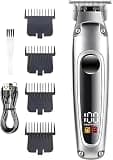 Hair Clippers Professional Oil Head Clipper, LCD Digital USB High-Power, Electric for Hairdressers