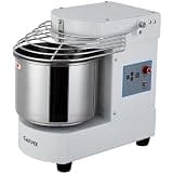 Garvee 10.5Qt Commercial Spiral Dough Mixer, 650W, Dual Rotating, SS Bowl