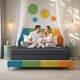 Queen Size Mattress – 14 Inch Hybrid Medium Firm Mattress – Cooling Breathable Foam & Pocket Coils, Motion Isolation, CertiPUR-US, Bed in a Box, for Couples, Master Bedroom, Primary Bed