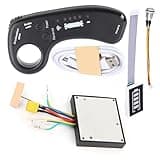 Pwshymi Motor Skateboard Speed Controller, 36v Dual Motor Esc Set for DIY Electric Skateboard Battery Controller Kit