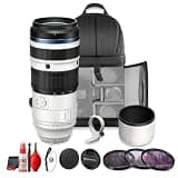 OM SYSTEM M.Zuiko Digital ED 50-200mm f/2.8 is PRO Lens for Micro Four Thirds, 100-400mm Equivalent Telephoto Zoom, Sync is, Weather-Sealed (Bundle)