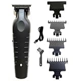 DAXXIN Hair Cutting Tool, Barber Cordless Hair Trimmer 0mm Gapped Carving Clipper Detailer Professional Electric Finish Cutting Machine