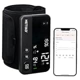 METIKO Wireless Blood Pressure Monitor Upper Arm Bluetooth Blood Pressure Machine, Ultralight Portable Rechargeable Blood Pressure Monitor, App Enabled iOS/Android BP Machine Cuff