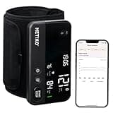 METIKO Wireless Blood Pressure Monitor Upper Arm Bluetooth Blood Pressure Machine, Ultralight Portable Rechargeable Blood Pressure Monitor, App Enabled iOS/Android BP Machine Cuff