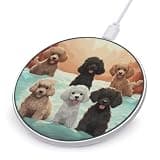 Poodles Dogs Wireless Charger, Fast Charging Pad