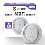 Kidde Smoke and Carbon Monoxide Detector, 10-Year Battery Powered, LED Status Lights, 85 dB Alarm, 5-inches, 30CUD10, 1 Pack