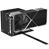 RGEEK NVME M.2 eGPU PCIe x16 Dock Compatible Extrenal Graphics Cards, PCIe 5.0 x4 128Gbps Bandwidth, with M.2 Riser Cable 50cm, External GPU Enclosure for Laptop NUC Mini PC, Support ATX Power Supply