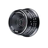 DSLR Camera Lens, 25mm F1.8 Mirrorless Camera Wide Angle Lens,Compatible for Sony E-Mount Fujifilm XF Nikon Z M4/3(Z)