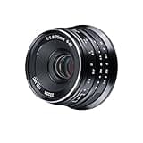 DSLR Camera Lens, 25mm F1.8 Mirrorless Camera Wide Angle Lens,Compatible for Sony E-Mount Fujifilm XF Nikon Z M4/3(Z)