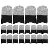 Toddmomy 60pcs Thumb Sleeves Mobile Gaming - Breathable Finger Socks for Gamer - Anti Sweat Touchscreen Finger Sleeve Cots Compatible for Mobile Games and Drawing