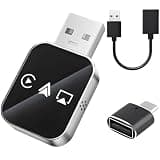 yeeplant Wireless Adapter Compatible with Carplay and Android Auto, 3-in-1 with Mirror Link, USB Dongle for 95% Wired Carplay Vehicles, Auto-Connect for iPhone and Android Phones