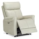 KISLOT Leather Recliner Chair for Adults Wall Hugger RV Recliner with USB Charging Ports Electric Power Reclining Sofa for Living Room Home Theater Seating Bedroom