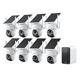 aosu D1 Classic 8-Cam Kit, Security Cameras Wireless Outdoor, Solar Powered