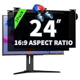 2 Pack Magnetic Hanging Computer Privacy Screen for 24 ''16:9 Aspect Ratio