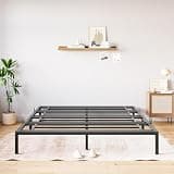 Garvee Platform Bed Frame No Box Spring Needed with Steel Slats Support - Black Full 8 Inch