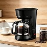 Black 12-Cup Drip Coffee Maker
