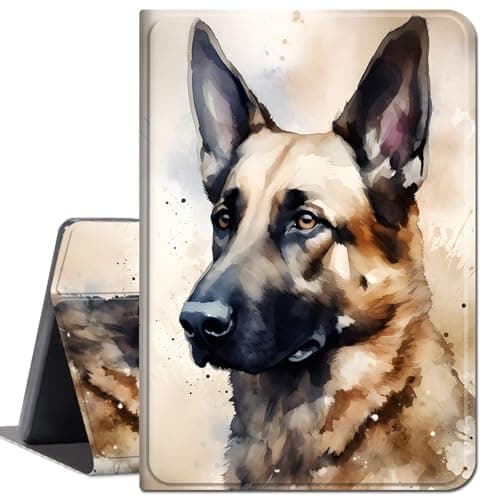Case for All-New Amazon Fire HD 10 Tablet (13th Generation 10.1", 2023 Release),Slim Lightweight Smart Shell Stand Cover with Auto Wake/Sleep Case for Fire Tablet 10 2023,Watercolor Cute Dog